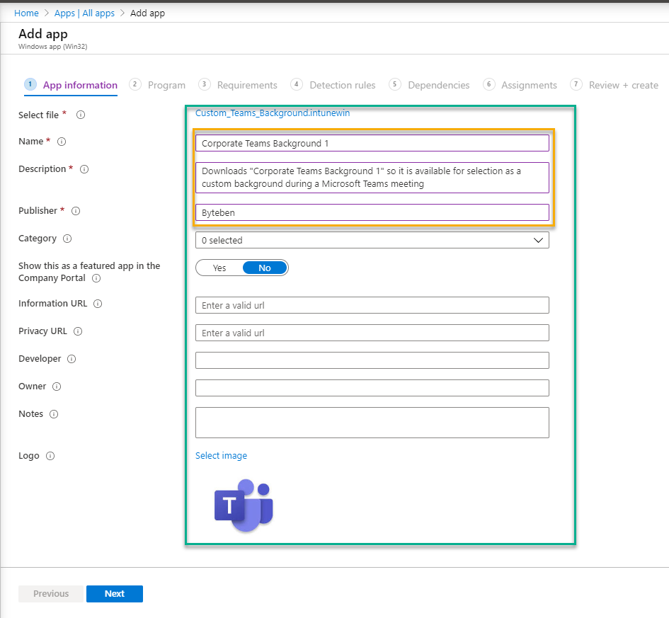 Deploy Custom Microsoft Teams Backgrounds Easily With Powershell And Intune